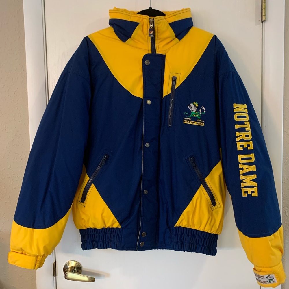 NCAA Notre Dame Fighting Irish Snap/Zip Insulated Puffer Jacket